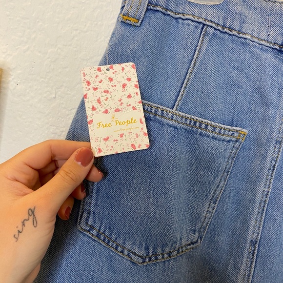 Free People Denim Midi Skirt - Picture 8 of 10